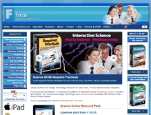 Tablet Screenshot of focuseducational.com
